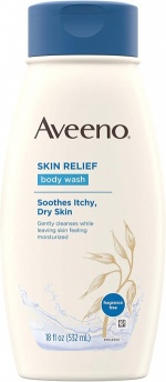 Aveeno Skin Relief Body Wash Fragrance Free 18 floz-532ml